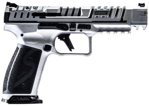 Canik SFX Rival-S 9mm Luger 5" 18+1rd Semi-Auto Pistol, Chrome - HG7010C-N