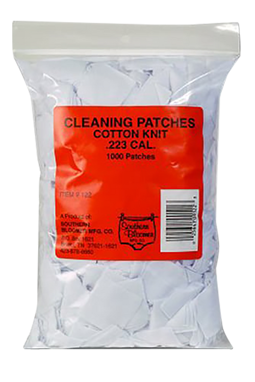 Southern Bloomer .223/5.56mm Cleaning Patches Cotton 1000 Per Bag - 122