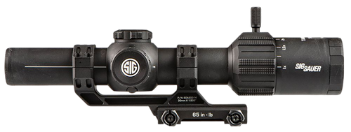 Sig Sauer Tango-MSR LPVO 1-6x24mm 30mm Tube FFP Illuminated MSR BDC6 Reticle Rifle Scope, Matte Black - SOTM61002