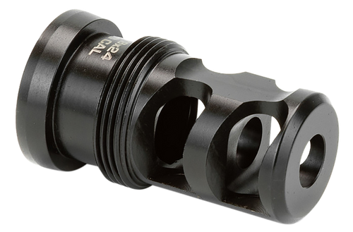 Griffin Armament Paladin 2 Port Taper Mount Muzzle Brake, Black Melonite - TMPB65MM5824