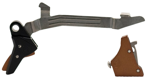 Timney Triggers Alpha Competition Glock Gen 3-4 Large Frame Bronze Straight Trigger - ALPHAGLOCK34LRGBRNZE