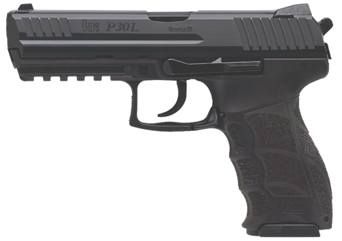 Heckler & Koch P30L V3 9mm 4.45" 15+1 Pistol, Black - 81001093
