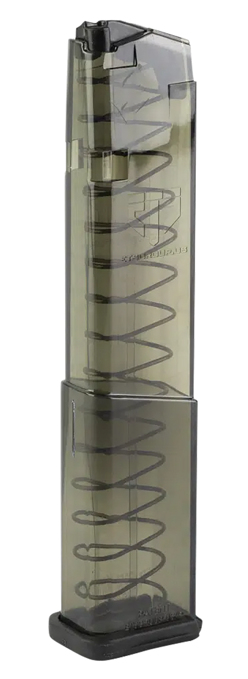 Elite Tactical Systems Group Glock 43X/48 9mm 19rd Handgun Magazine, Smoke - SMK-GLK-43X-19