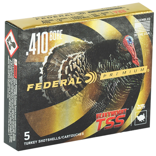 Federal Heavyweight TSS Plastic 410 Gauge 13/16oz #7 Shot 5 Round Box - PTSS419F7