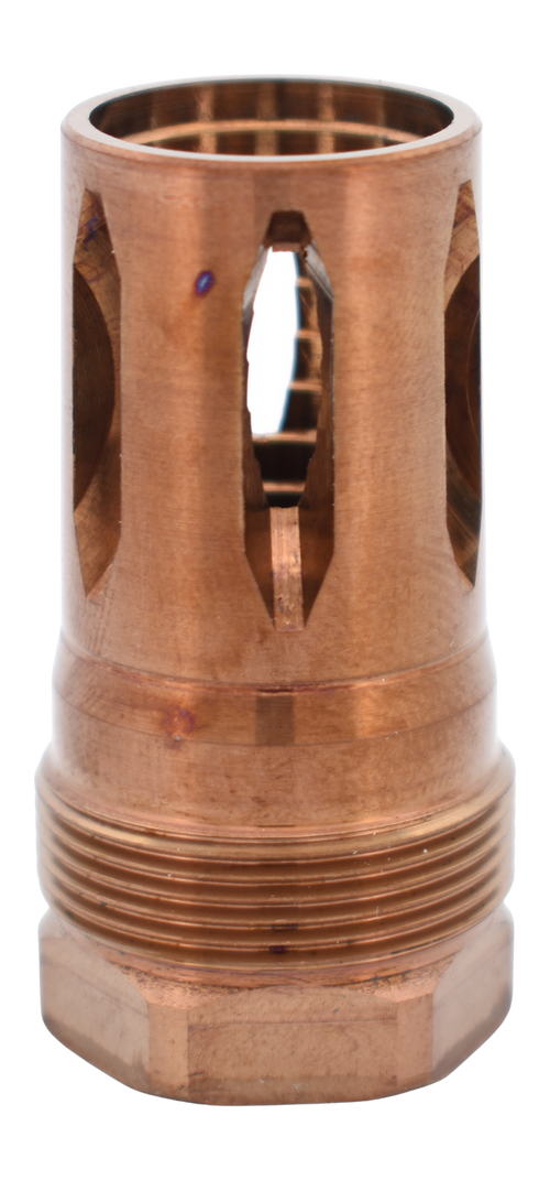 Rearden R2S Flash Hider, 1/2x28 Thread, Heat Treated Gold - 10087
