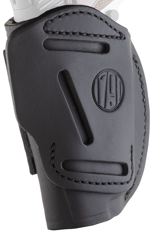 1791 Gunleather 4-Way IWB/OWB Stealth Black Leather Holster - 4WH1SBLR