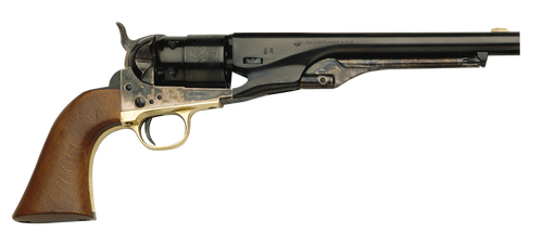 Traditions 1860 Army Break Open .44 Caliber 8" 6rd Revolver, Case Hardened/Blued - FR18602
