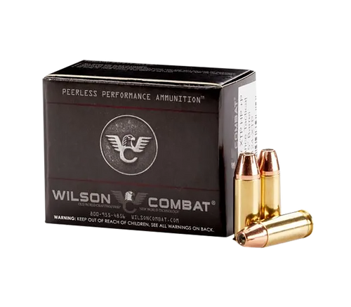 Wilson Combat .38 Super 124gr Hornady FTX Handgun Ammunition, 20/Box - A38SU124XTP