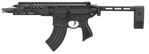 Sig Sauer MCX Rattler LT 7.62x39mm 28rd 7.75" Semi-Auto Pistol, Black - PMCX762R7BLTPCB