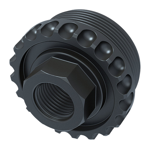 LanTac USA ADC Direct Thread 1/2x28 Hub Adapter, Black - HUB-ADC-DT-556