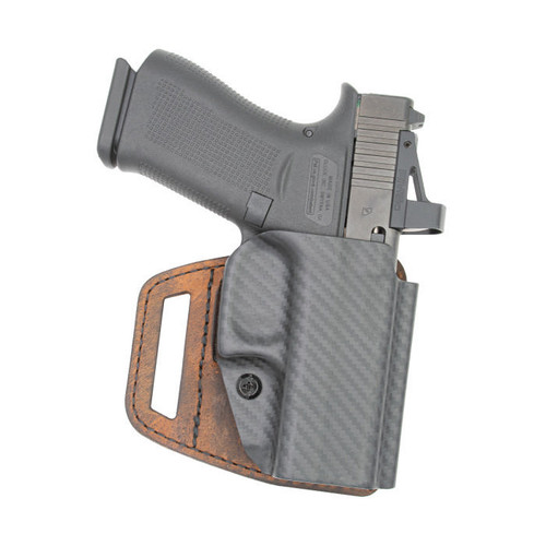 VersaCarry V-Slide OWB Holster for Glock 19 Brown Right Hand - VSL211G19