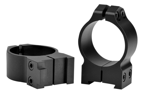 Warne Maxima 30mm Tube Medium Vertical Split Dovetail Scope Mount, Matte Black - 14BM