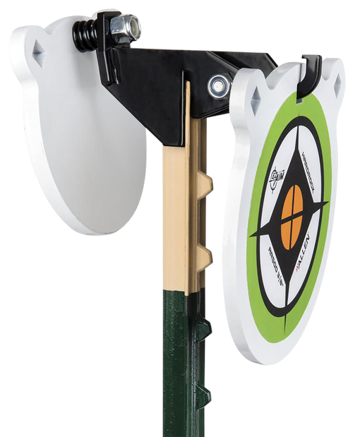 EZ-Aim Fence Topper Gong Hook & Recoil Spring, Black/Brown Steel - 15634