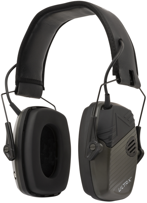 Allen Ultrax Stereo Electronic Earmuff, Olive - 4113
