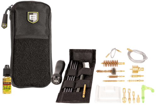 Breakthrough Clean Badge Rod/Pull Thru Kit 5.56mm 9mm & 12 Gauge - BTMPK3G