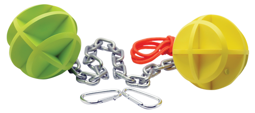 SME Self-Healing Dueling Balls Green/Yellow - SMEBBC