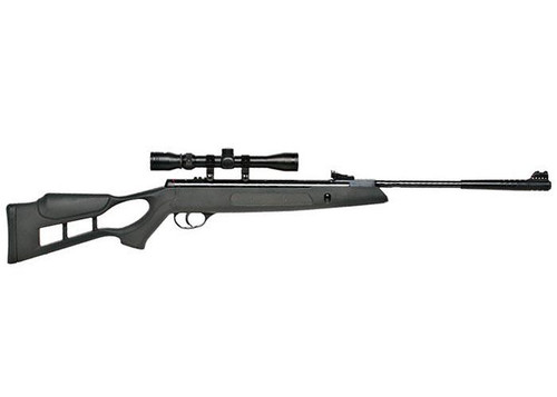 Hatsan Edge Spring Piston .177 Caliber Air Rifle with Optima 3-9x32 Scope Combo, Black Synthetic - HCEDGE177