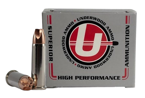 Underwood Ammo 38 Special +P 100gr Xtreme Defense Solid Monolithic, Nickel-Plated Brass - 853