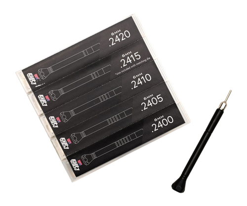 Area 419 Zero Sizing Die Mandrel Kit 6mm - 419-MANDRELS-6MM