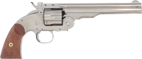 Cimarron No. 3 Schofield 45 Colt 7" 6rd Revolver, Nickel - CIM CA850N00