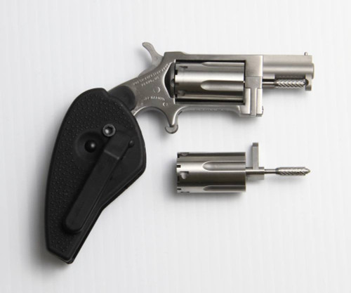 North American Arms Sidewinder 22 LR/22 Magnum 1.125" 5rd Revolver, Stainless - NAA-SWC-HG