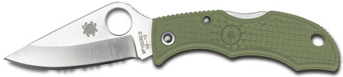 Spyderco Ladybug 3 Folding Knife, Foliage Green - LFGP3