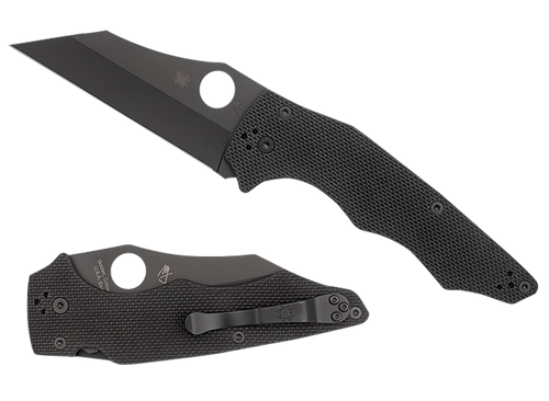 Spyderco YoJumbo Folding Knife, Black - C253GPBBK