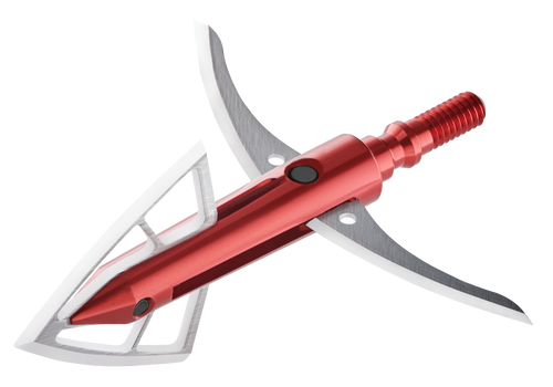 Bloodsport Gravedigger Extreme Cut On Contact Hybrid Mechanical Broadhead Red - BLS10821