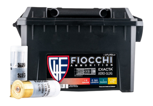 Fiocchi Aero Extrema 12 Gauge 2.75" 1oz Rifled Slug 10 Round Box - 12FLRSLU