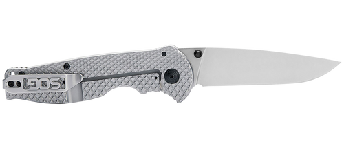 SOG Flash FL 3.4" Folding Knife, Silver - SOG14180157