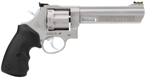 Taurus 608 Competition 357 Magnum 6" 8rd Revolver, Stainless/Black - 2-608069CMP