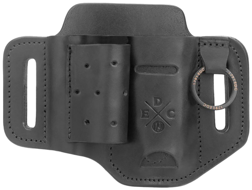 1791 Gunleather EDC Heavy Duty Easy Slide OWB Black Leather Belt Slide Holster - HDESSFBLKA