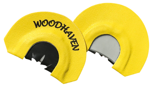 Woodhaven Custom Calls Black Reactor Triple Reed Diaphragm Call, Yellow - WH103