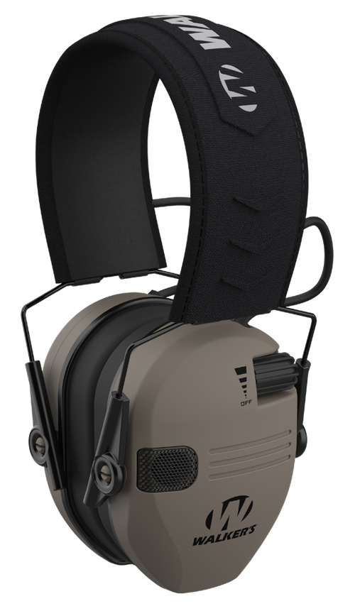 Walker's Razor Slim Electronic Youth/Women's Hearing Protection, FDE - GWPCRSEMFDE