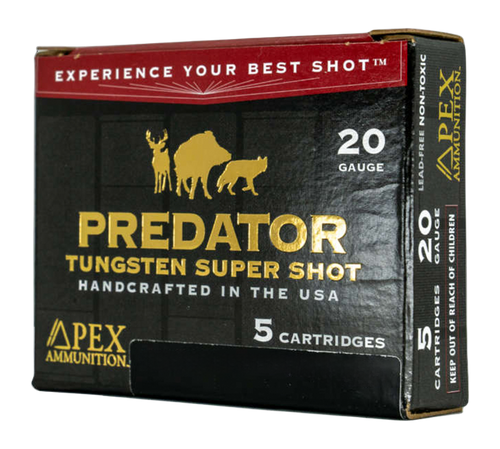 Apex Ammunition Steel 20 Gauge 3" 1.5oz #4 Buck 20 Round Box - PK20-1524