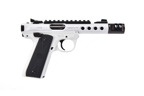 Ruger Mark IV 22/45 Lite .22 LR 4.4" 10+1rd Semi-Auto Pistol, Stormtrooper White Cerakote - 43950