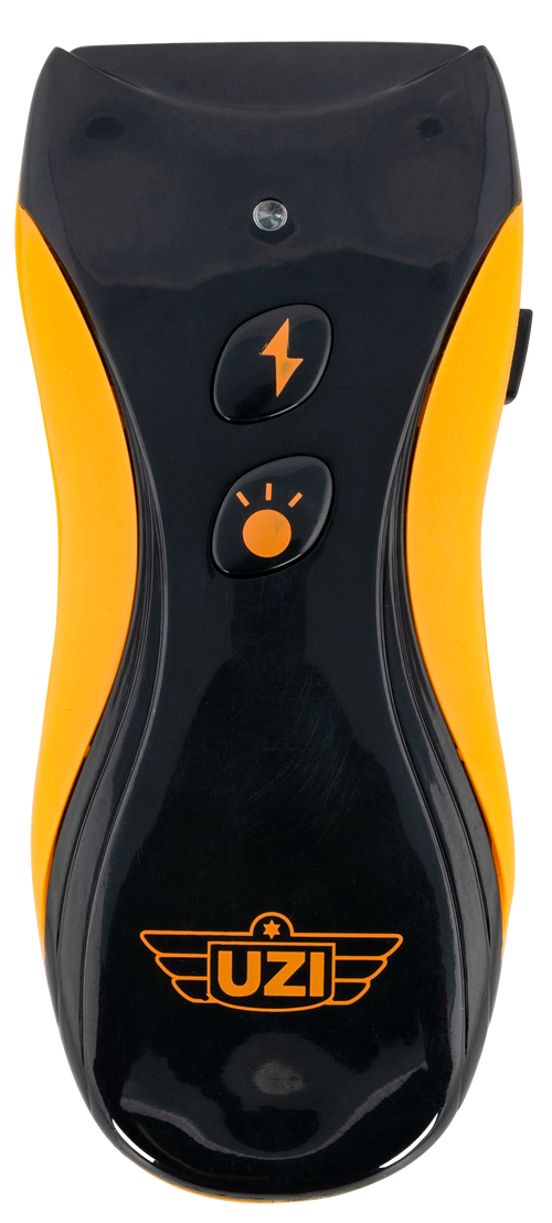 Uzi Accessories Yellow Jacket Stun Gun/Flashlight Black/Yellow - UZISG36YB