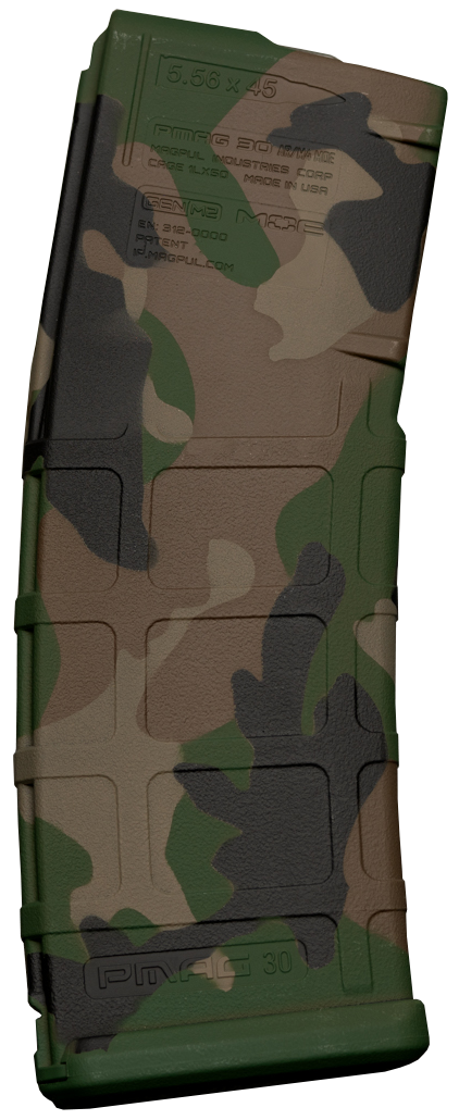 Weapon Works PMAG Gen M2 MOE 30rd Rifle Magazine, M81 Woodland - 228034