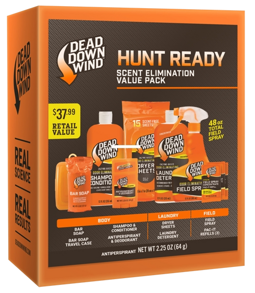 Dead Down Wind Hunt Ready Kit Odor Eliminator Unscented - 2099