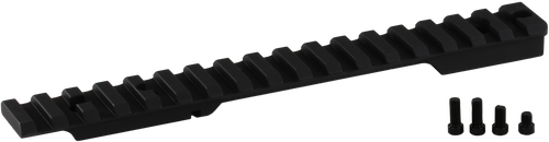 Seekins Precision Black Aluminum Rifle Short Action 20 MOA Base - 0010710033-F