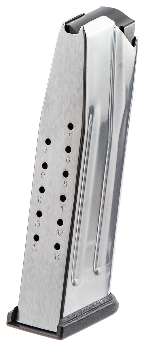Springfield Armory XD-M 10mm Auto 15rd Handgun Magazine, Stainless Steel - XDM5015