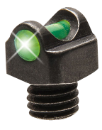 TruGlo StarBrite Deluxe Bead Fiber Optic Front Sight, Black/Green - TG954EG