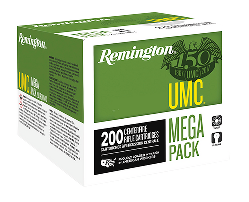 Remington UMC 300 Blackout 150gr FMJ Rifle Ammunition, 200 Rounds - 20107
