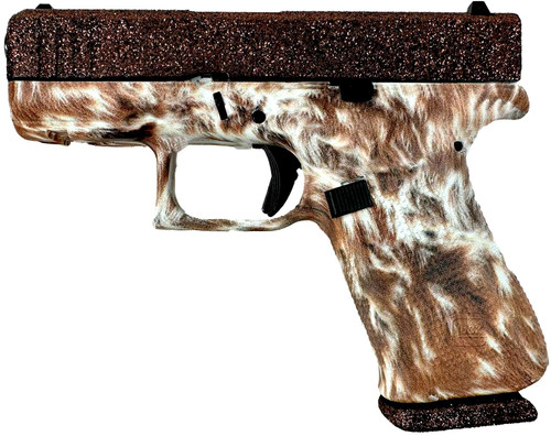 Glock 43X 9mm Luger Semi-Auto Pistol Brown Glitter/Longhorn - PX4350204NML