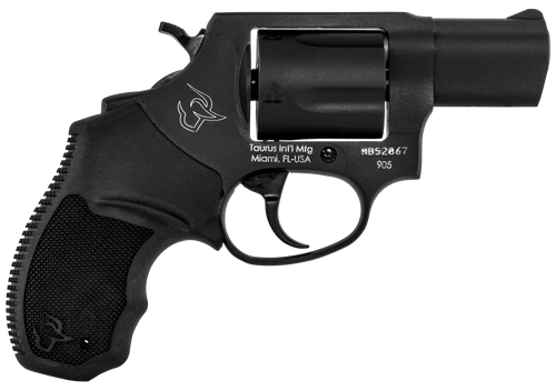 Taurus 905 9mm Luger 5rd 2" Revolver, Matte Black Oxide - 2-905021