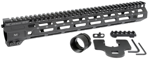 Midwest Industries Combat Rail M-LOK 14" Free Float Handguard, Black Anodized - MICRM14
