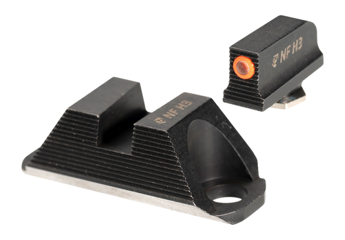 Night Fision Glock 19/45 Night Sights, Orange/Blank - GLK001230362OGZX