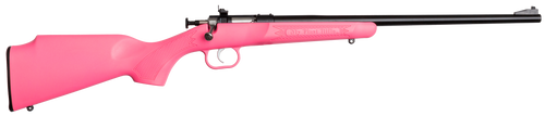 Crickett My First Rifle .22 LR 16.125" 1rd Bolt-Action Rifle, Blued/Pink - KSA2220