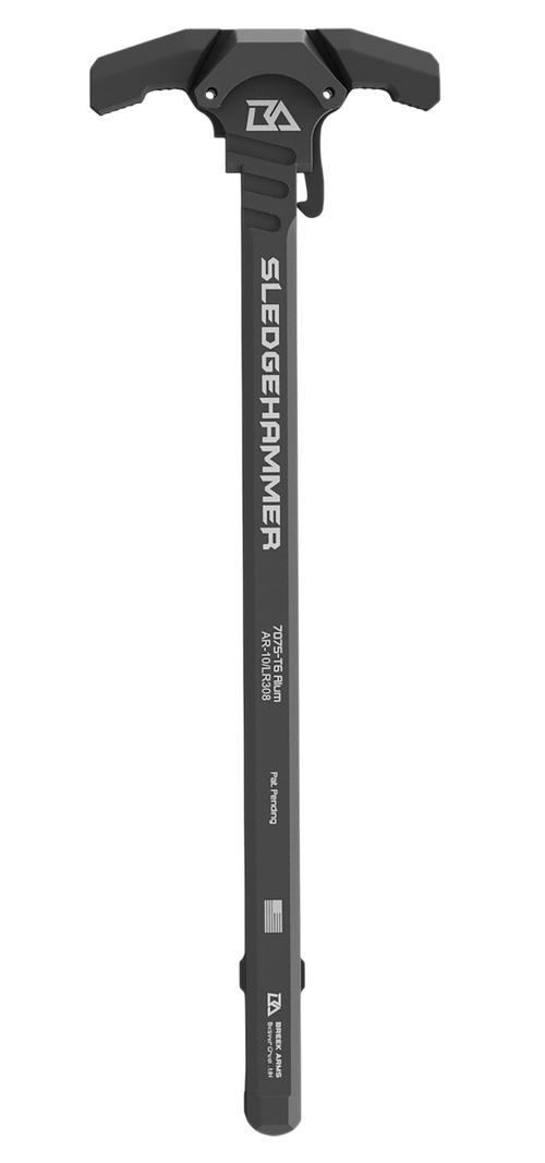 Breek Arms Sledgehammer AR-10 Ambidextrous Charging Handle, Black - BRK6010