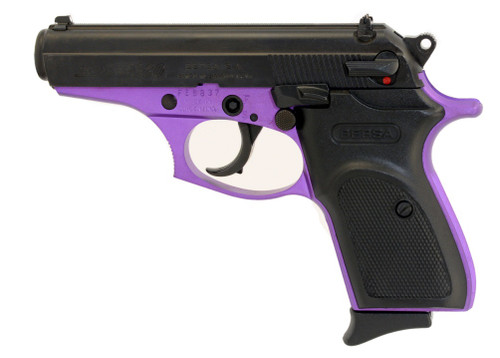 Bersa Thunder 380 3.5" 8+1 Pistol, Black/Purple Cerakote - T380PRP8